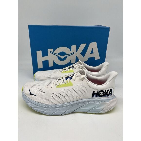 Hoka One One Arahi 7 Blanc De Blanc Virtual Blu Size 10 New *READ* - Picture 1 of 7